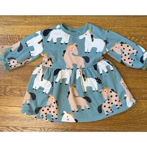 Next Girls' Animals Sweatshirt Dress Size 18-24 Months
